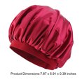 thumbnail image 3 of Sonducket Gorro para el pelo de ala ancha, bufanda para la cabeza de baño, gorro para dormir, gorro a la moda, turbantes, cubierta para la cabeza, Sombreros Vino rojo Sonducket AP008211-14, 3 of 6