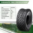 thumbnail image 3 of Yiwa Lawn Mower Utility Cart Turf Tires, 4 ply Set of 2, 13x5.00-6/15x6.00-6/16x6.50-8/18x8.50-8/20x8-8, 3 of 5