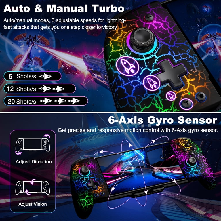 Beboncool, Controller Grip, Hall Effect Joysticks, RGB Lighting