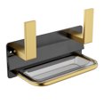 thumbnail image 1 of Estante organizador ShuxiuWang tapa de maceta aluminio grueso negro y dorado, 1 of 5
