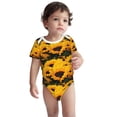 thumbnail image 2 of Xecao Flower Bush Sunflower Pattern Baby Climbing Bodysuit Short Sleeve Onesie Unisex 0-12 Months Baby Shirt Newborn Outfits Crotch snap design-2 Years, 2 of 6