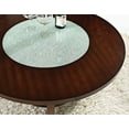 thumbnail image 4 of Steve Silver Rafael Wooden Coffee Table,Cherry Finish with Glass inlay, 4 of 5