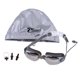 thumbnail image 1 of Hombres Mujeres Gafas de Natación Antiniebla Gafas con Estuche + Gorro de Natación + Clip Nasal + Tapones para Los Oídos Gris Macarena Gafas de natación, 1 of 8
