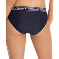 thumbnail image 2 of Tommy Hilfiger Women's Solid Tape Mid Rise Bikini Bottoms Swimsuit Blue Size XX-Large, 2 of 3