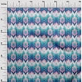 thumbnail image 3 of oneOone Cotton Poplin Medium Blue Fabric Flame Stitch Dress Material Fabric Print Fabric By The Yard 42 Inch Wide, 3 of 4