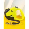 thumbnail image 1 of 1pc Yellow Automatic Retractable Pet Leash For Cats And Small/Medium Dogs, Pet Supplies Trainer Lead, 1 of 5