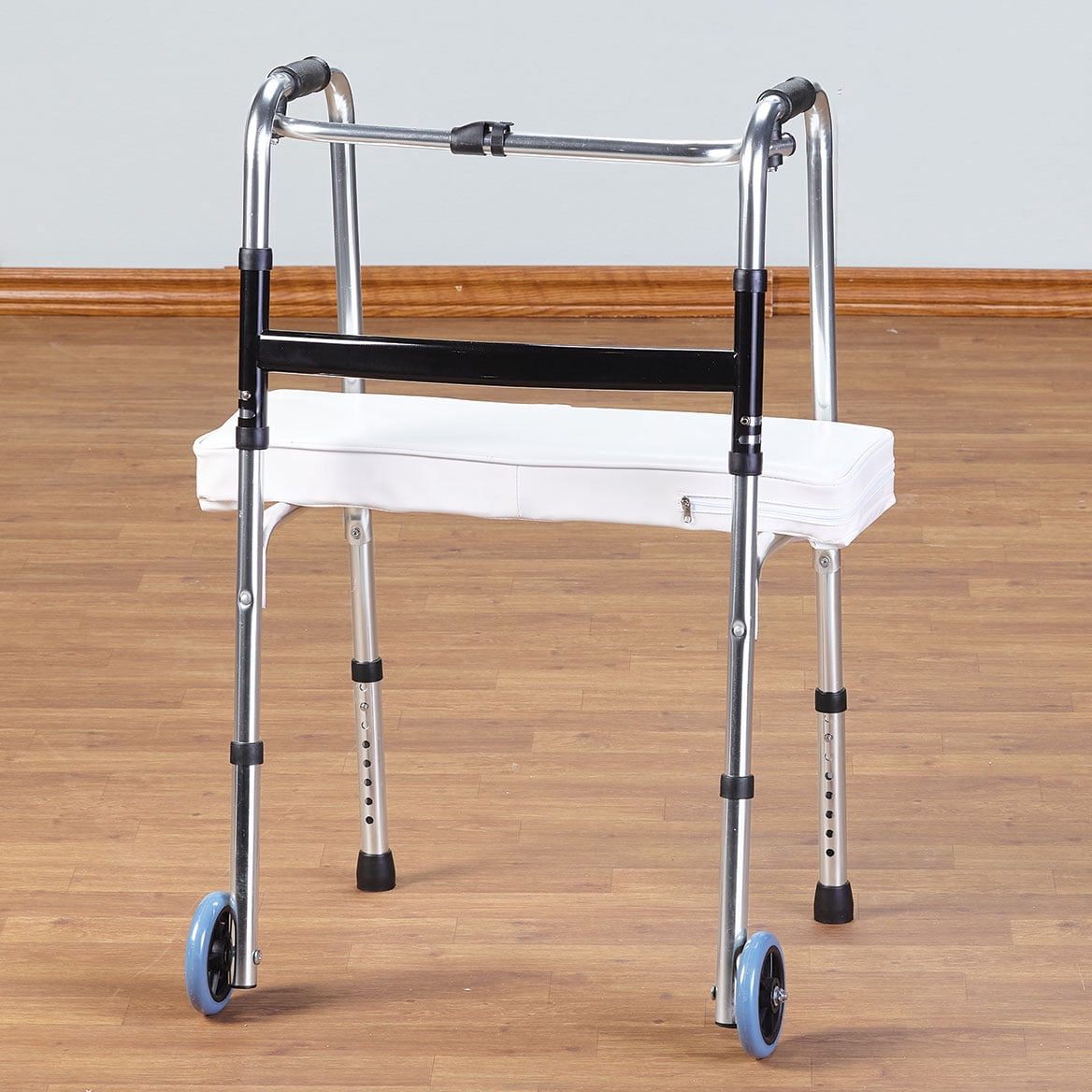 Fox Valley Traders Walker Rest Seat supports up to 250 lbs