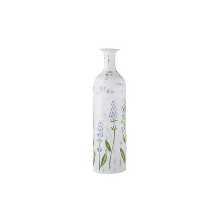 Raz Imports Homestead 23.5-inch Lavender Embossed Container