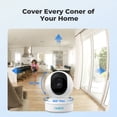 thumbnail image 4 of Reolink Night Vision 4MP Indoor Home Security Plug-in Wi-Fi Camera System with Person Monitor and Two-Way Talk, White (2 Pack), 4 of 18