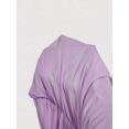 thumbnail image 5 of Lilac Purple Ruched One Shoulder Bodycon Midi Dress, Elegant Evening Dress For Women, 5 of 5