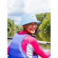 thumbnail image 5 of Sombrero de bambú de dos piezas (azul y rosa), sombrero de sombrilla para niños, sombrero de sombrilla con cara sonriente, sombrero de viaje con protección solar, sombrero de pescador masculino y fem, 5 of 5
