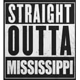 thumbnail image 4 of Old Glory Mens Straight Outta Mississippi Short Sleeve Graphic T Shirt, 4 of 6