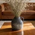 thumbnail image 2 of Vintage Ceramic Farmhouse Vase,5.2 Inch Tall Decorative Rustic Vase for Living Room, 2 of 9