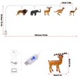 thumbnail image 3 of Cadena de luces de animales 10 LED Luces de cadena de animales pequeños Decoración de habitación de niños para luces de cadena de interior de habitación de niños, 3 of 8