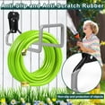 thumbnail image 4 of 2pcs Hose Holder Wall Mount - Metal Garden Hose Hanger Sturdy Hose Reel Holds up to 150ft Hose, Heavy Duty Water Hose Holders for Outside Yard (Gray), 4 of 7