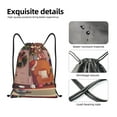 thumbnail image 4 of Zufioo Bluey Print Sports Cinch Sack Gym String Bags Machine Washable Heavy Duty String Backpack for Men Women-Small, 4 of 6