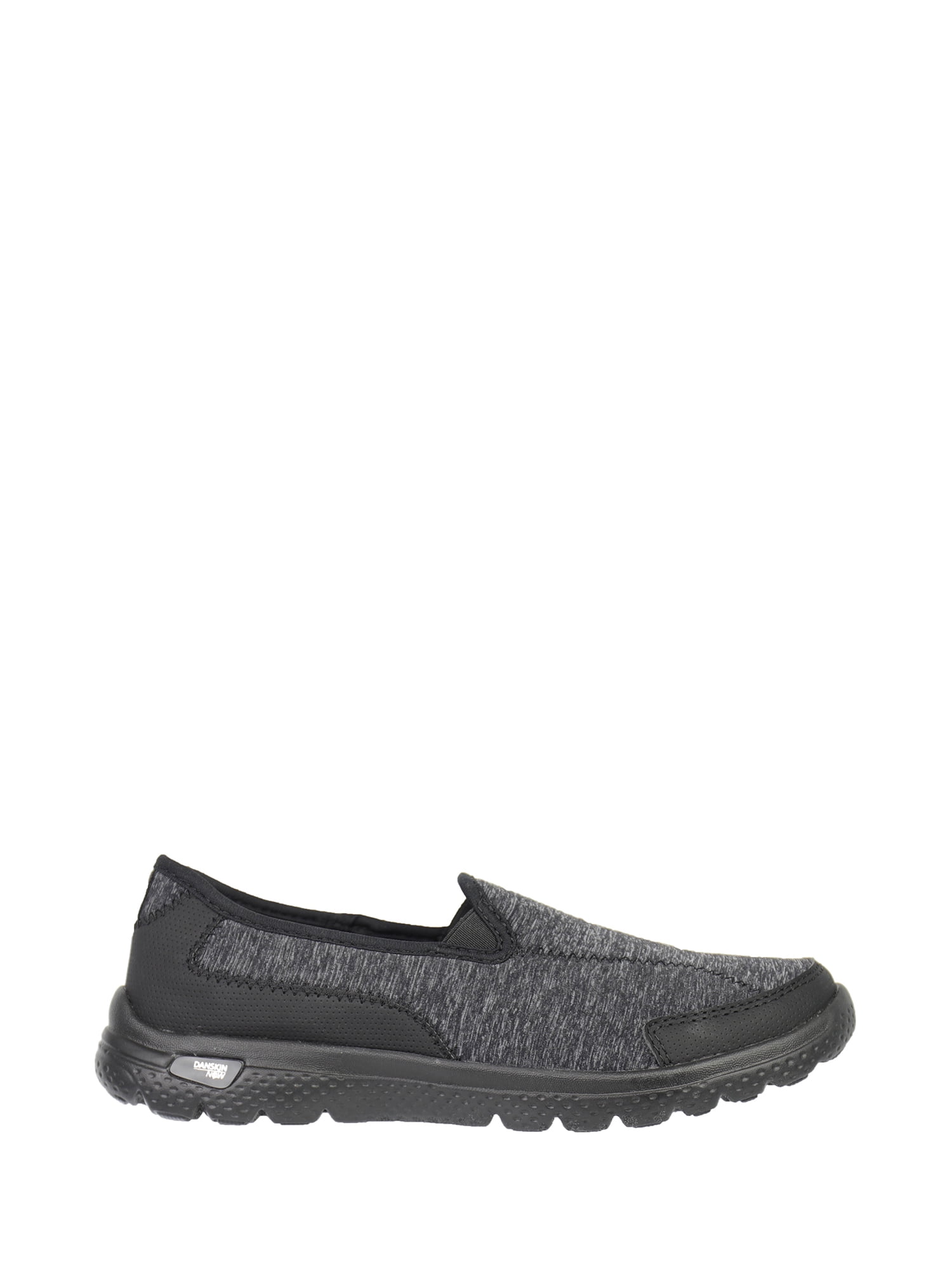 danskin now women's athletic knit slip on shoe