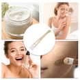thumbnail image 5 of Unique Bargains 1 Pc Lightweight Flat Head Facial Mask Brush White, Gold Tone, 5 of 5