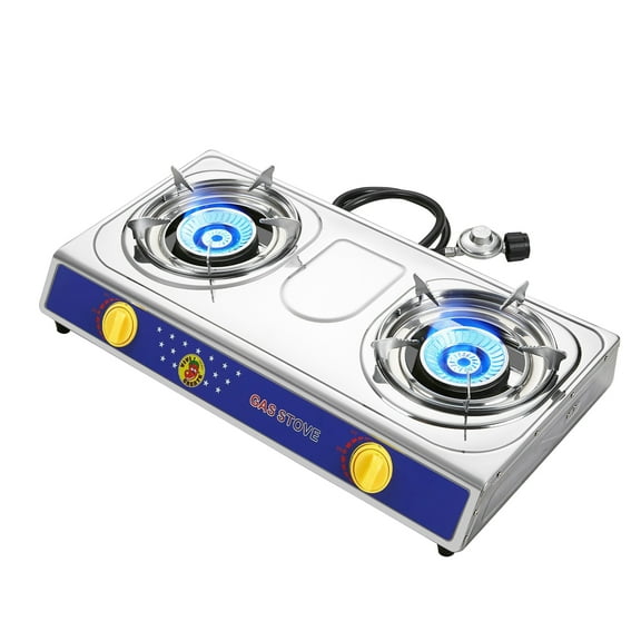 Sunspire 4000 BTU Portable Propane Stove with 1/2/4 Burner Options - Heavy Duty Stainless Steel for Outdoor Cooking, BBQ, Grilling, Camping & Picnics