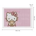 thumbnail image 2 of Diamond Art Kits for Adults Hello Kitty Diamond Art Gem Art Painting Full Drill Round Art Gem Painting Kit for Home Wall Decor Gifts 12"x16", 2 of 6