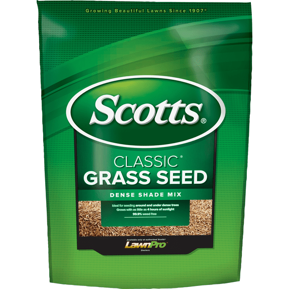 Scotts Company 17290 Classic Dense Shade Mix Grass Seed, 3-Pound