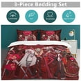 thumbnail image 5 of Hazbin Hotel 3-Piece Bedding Set Soft Warm And Comfortable Soft Bed Set with 1 Duvet Cover And 2 Pillowcases for Bedroom, 5 of 7