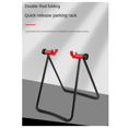 thumbnail image 2 of Mountain Bike Triangle Vertical Parking Rack Road Bike U-Shaped Repair Rack Folding Repair Rack Cycling Equipment,1 x Parking rack, 2 of 8