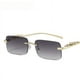 thumbnail image 3 of Gafas de sol cuadradas de metal sin marco para hombres y mujeres, gafas de sol con personalidad marina, gafas exquisitas con marco pequeño, 3 of 5