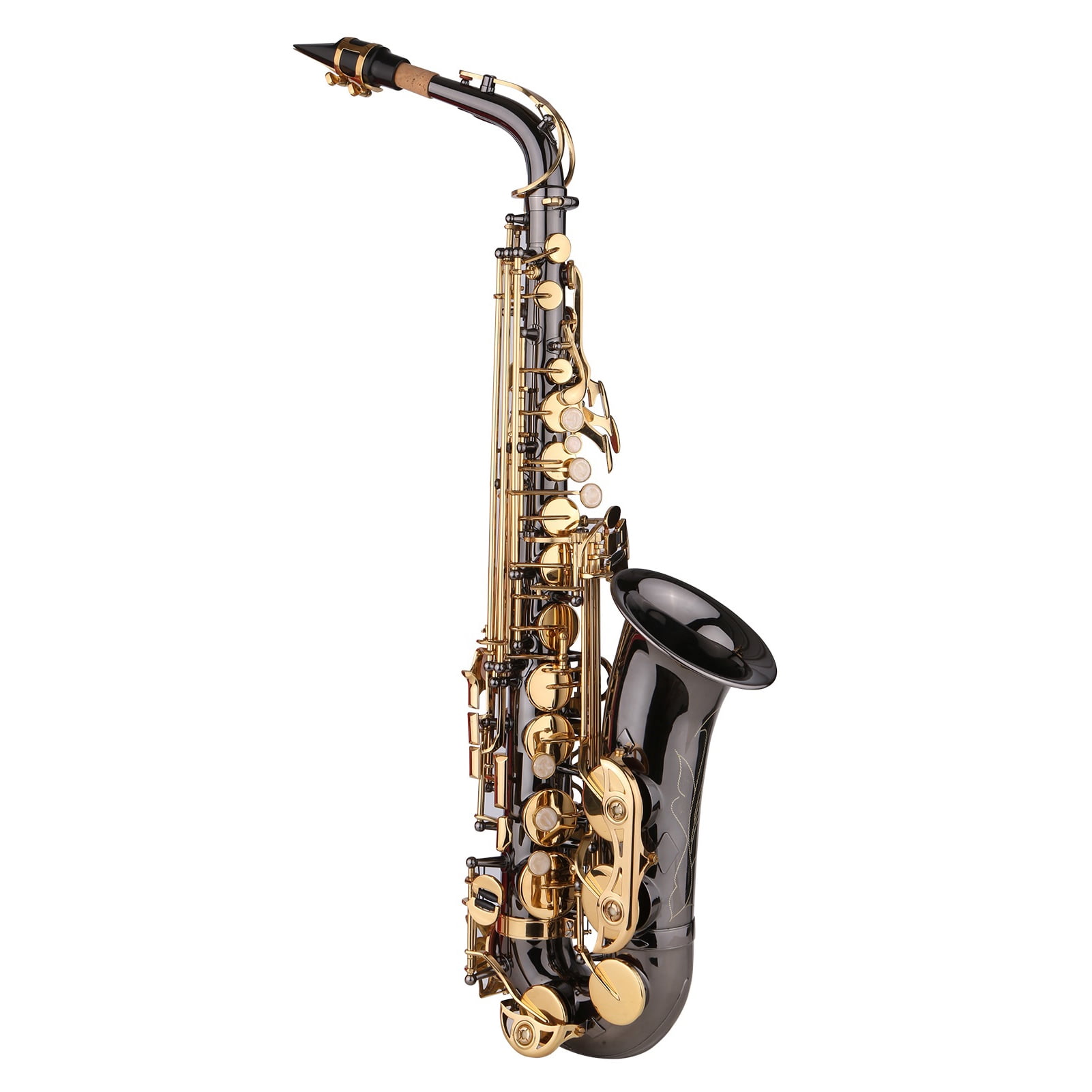 Professional Alto Brass EB Saxophone E-Flat Alto Saxophone with Mouthpiece Accessories Musical Instrument Equipment 