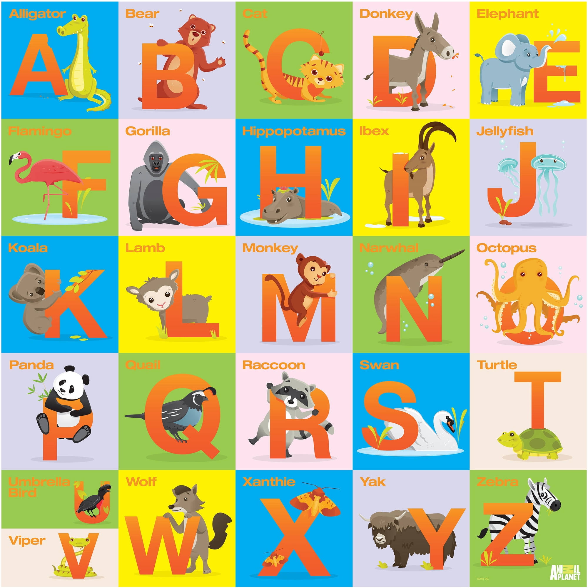 abc animal puzzle