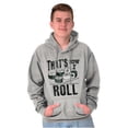 thumbnail image 5 of That's How I Roll Sushi Japanese Food Hoodie Sweatshirt Women Men Brisco Brands X, 5 of 6