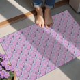 thumbnail image 4 of Pink Cartoon Unicorn Flower Pattern Door Rugs,Washable Non Slip Door Mats Indoor,Decorative Door Mats,Entry Mat Indoor for Entrance,Bedroom,Kitchen,Bathroom,20"x32", 4 of 6