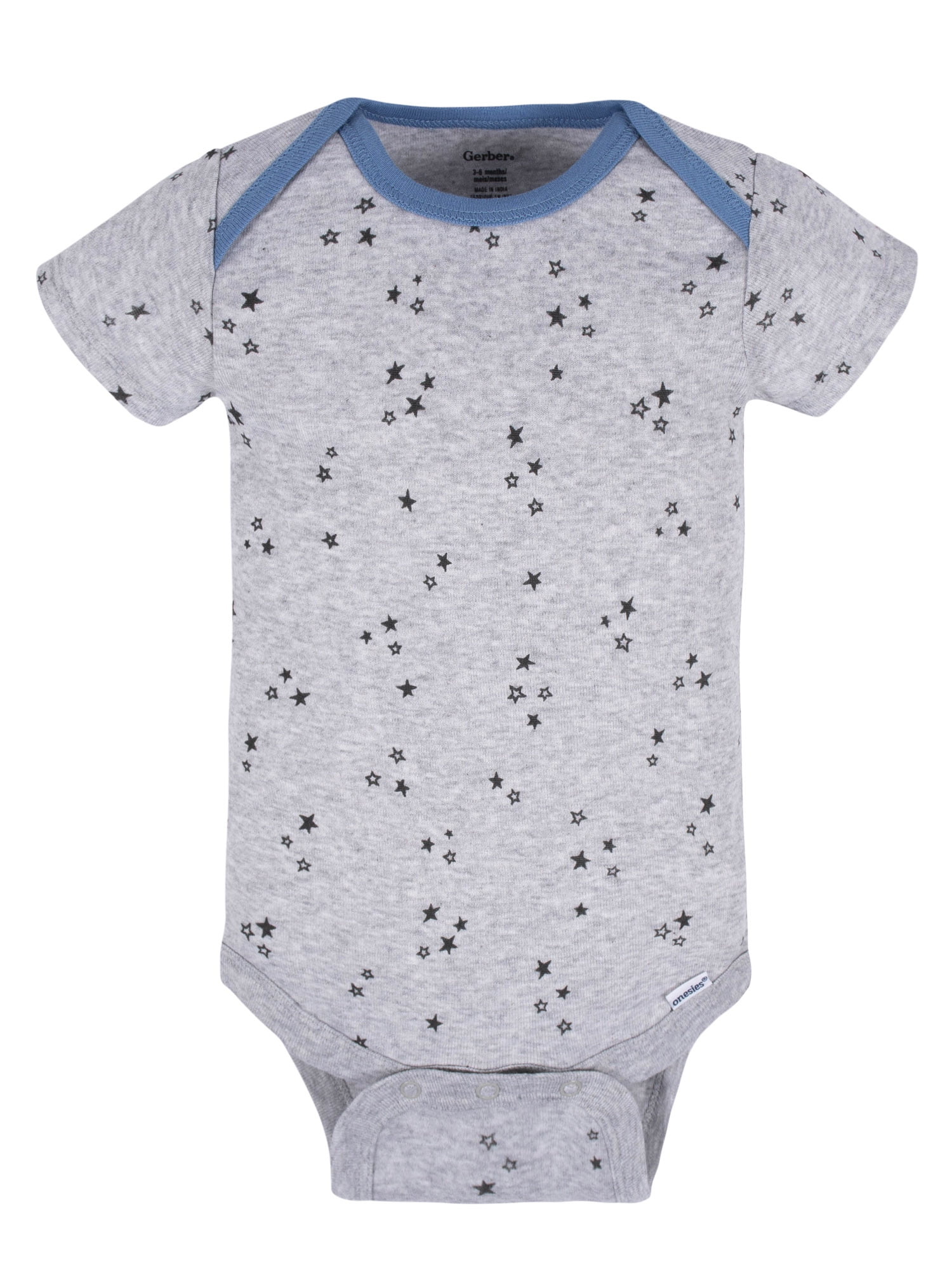 Gerber Baby Boy Short Sleeves Onesies Bodysuits, 8-Pack, Sizes Newborn-12M