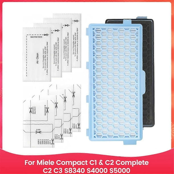 Vacuum Cleaner Filters HEPA Filters and Motor Filters for Miele Compact C1 & C2, Complete C2 & C3, S