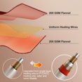 thumbnail image 3 of Biwat Heated Electric Blanket Full Size 77"x 84" Soft Flannel Fast Heating Blanket with Multi-Color Option, 10 Heating Levels & 0.5-12H Auto Off, Over-Heat Protection, Red, 3 of 4
