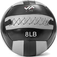 thumbnail image 1 of JFIT Boule Murale, 8 LB, Gris/noir, 1 of 5