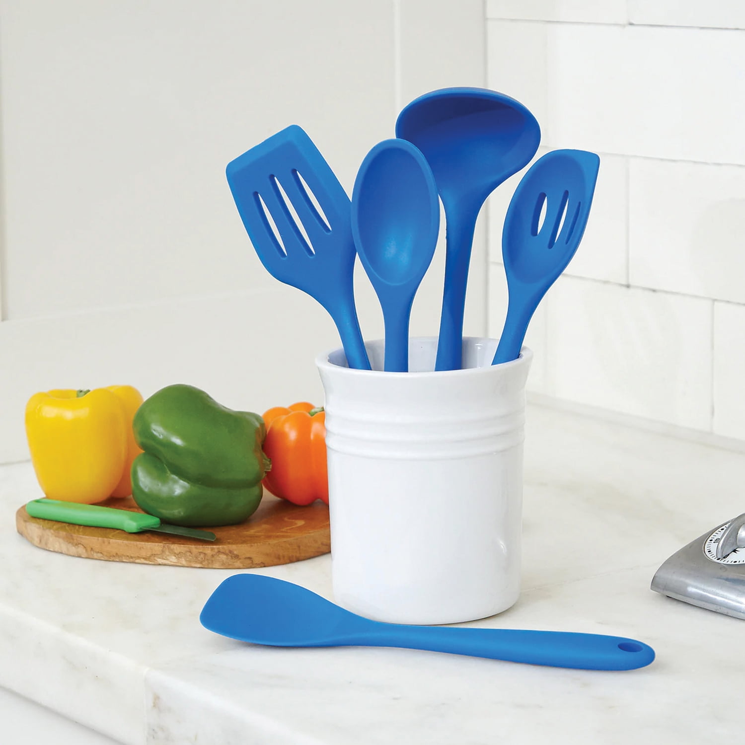 My XO Home Silicone Kitchen Cooking Tools - Light Blue Set of 6, 1 - Kroger