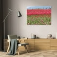 thumbnail image 3 of Dana Styber 32x23 Gallery Wrapped Canvas Wall Art Titled - Red Tulip Mound I, 3 of 4