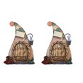 thumbnail image 1 of 2 piezas de mini decoraciones para el hogar, puerta de elfo de hadas de madera, puerta de cuento de hadas, decoración de puerta, adornos artesanales, A, 1 of 3