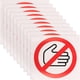 thumbnail image 3 of 10pcs Vinyl Please Do Not Touch Stickers Safety Warning Sign Stickers No Touch Sign Stickers, 3 of 3