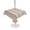 Beige,Sand,Taupe, variant on Outdoor Tablecloth with Umbrella Hole for Patio/Picnic/Party/Camping, Navy Blue Stripe Waterproof Table Cloth Square Cover Washable, Modern Minimalist Geomertic Striped Beige (60"x 60")