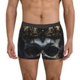 thumbnail image 1 of Fotbe Royal Skull With Golden Crown Calzoncillos Tipo Boxer con Bolsa de Soporte Total para Hombre, X-Temp Fresco, Transpirable y de Secado Rápido-Small, 1 of 5