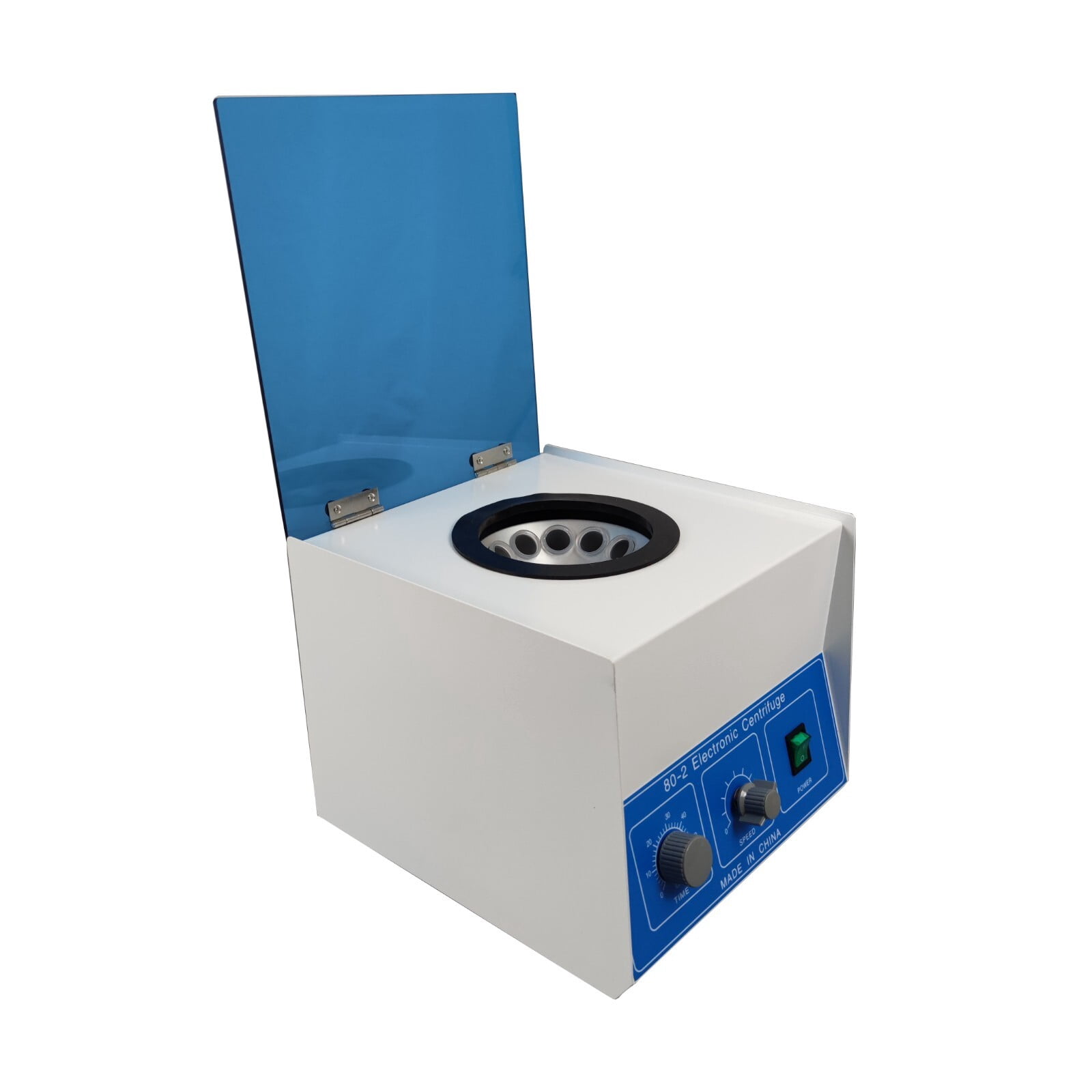 Type 80-2 Electric Benchtop Centrifuge Blue Cover Plate 12-Hole for for Lab Plasma Serum Separation