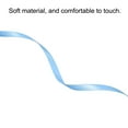 thumbnail image 3 of Uxcell 0.28" x 100 Yards Double Face Decorate Crafts Roll Satin Ribbon Cornflower Blue, 3 of 5