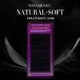 thumbnail image 1 of NAGARAKU-extensiones de pestañas individuales clásicas, 16 filas, negro mate, profesionales, suaves y naturales, 1 of 3