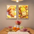 thumbnail image 4 of Pintura de diamantes con forma de pan y comida, decoración de cocina y restaurante, bricolaje, figura de postre con diamantes de imitación, conjunto de punto de cruz, regalo, 4 of 5