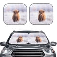 thumbnail image 2 of Gaeub Yak Foldable Auto Sun Blocker Visor, Sunshade for Car Front Window, Keeps Your Vehicle Cool - Large, 2 of 7