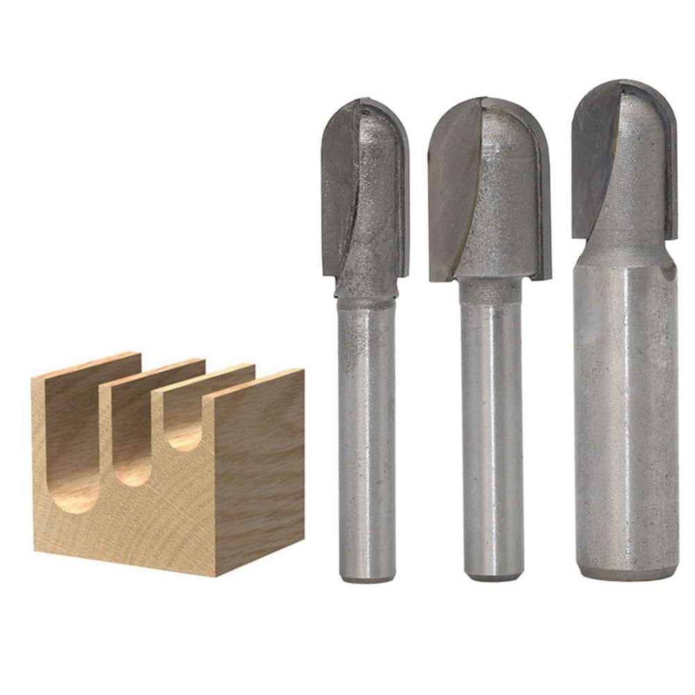 1/2 Inch Shank Core Box Ball Round Nose Router Bits 1 Inch Head Diameter Bits;1/2 Inch Shank Core Box Ball Round Nose Router Bits 1 Inch Head Diameter