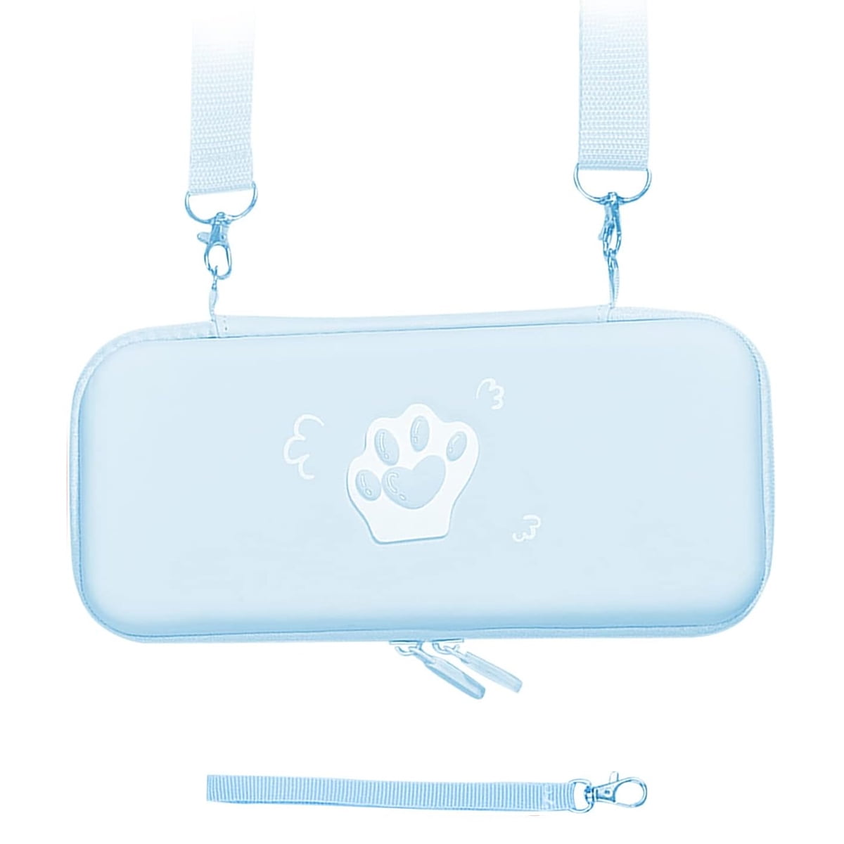 Étui de Transport Compatible avec Nintendo Switch Sac de Voyage, Housse de Protection Portable Patte de Chat Accessoires de Jeu