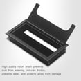 thumbnail image 4 of Desk Grommet, Clean Functional Cabling Metal Rectangle Cord Cable Hole Cover for Home Office Bank Computer Table, Premium Aluminum Alloy Quick Easy Install, 4 of 5